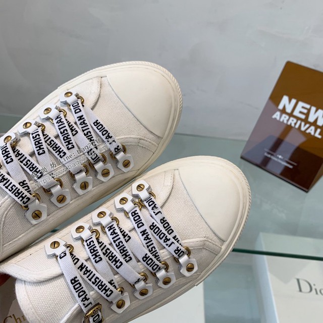 Dior迪奧頂級版本帆布鞋低幫鞋板鞋女鞋 dx3172